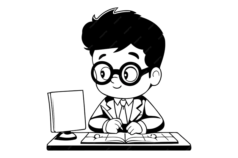 Academic writing desk